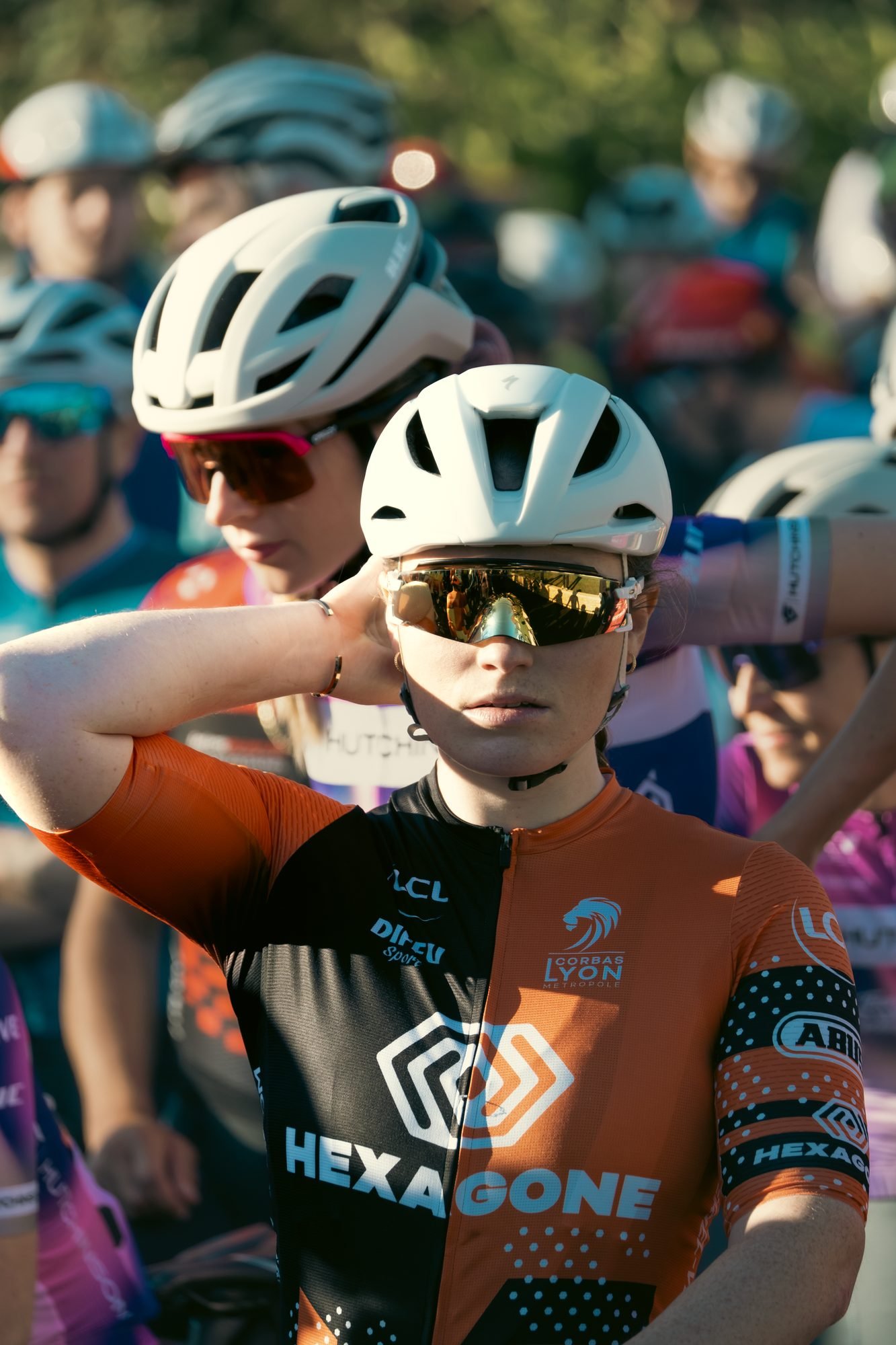 Peloton en mouvement, photo Prism Motion