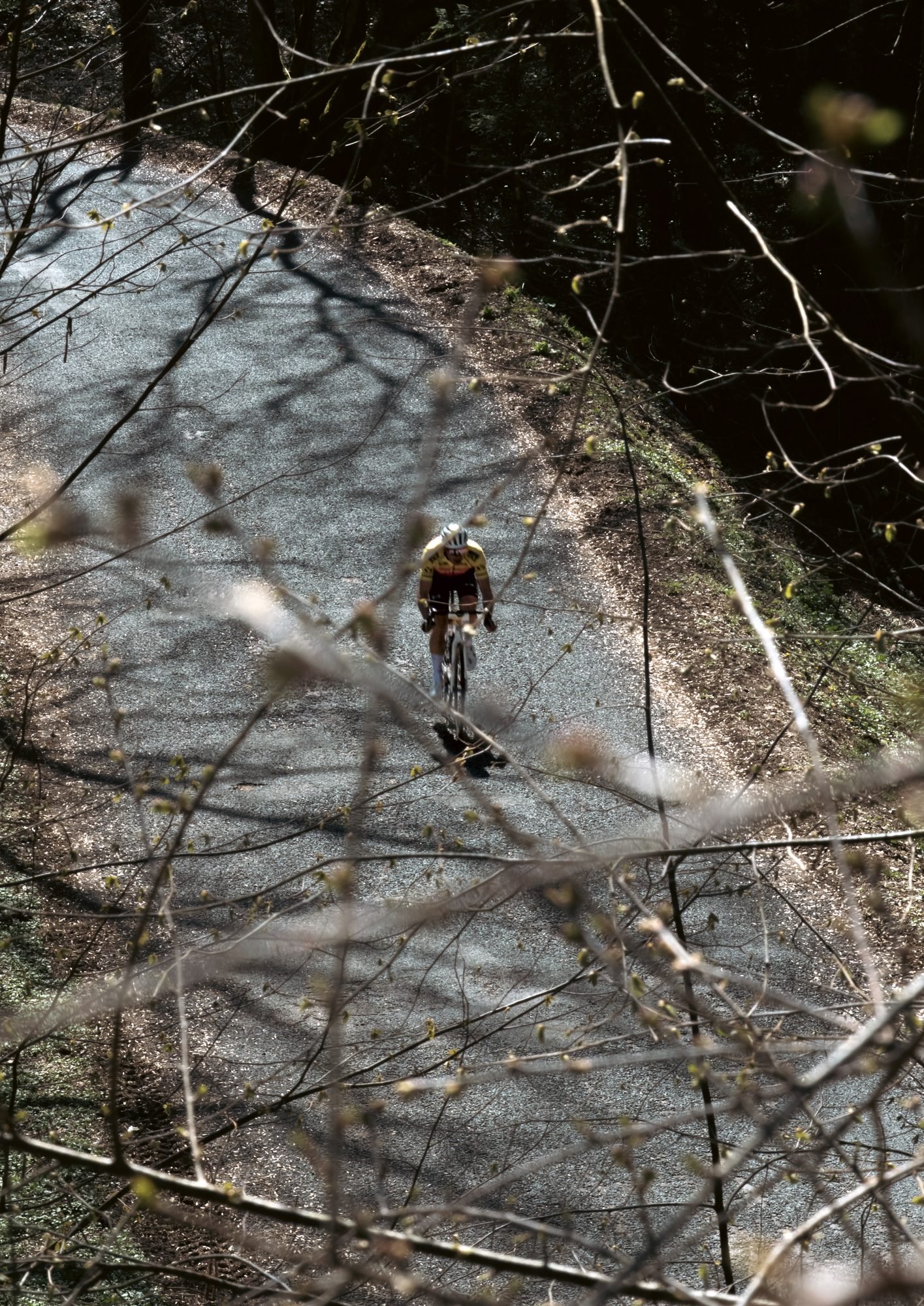 Peloton en mouvement, photo Prism Motion